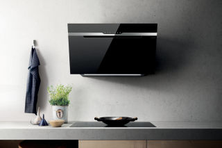 Majestic No Drip Noir - Hotte murale Elica Majestic No Drip 90 cm coloris Noir