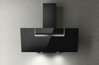 Sheen-S Noir - Hotte murale Elica Sheen-S 90 cm coloris Verre noir