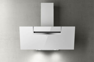 Sheen-S Blanc - Hotte murale Elica Sheen-S 90 cm coloris Verre blanc
