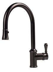 RC40033 088 - Mitigeur de cuisine Luisina, bec pivotant canon de fusil avec douchette extractible double jet