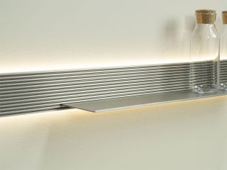 Barre Usalo - Barre de cr&eacute;dence lumineuse Usalo 600 mm coloris Inox